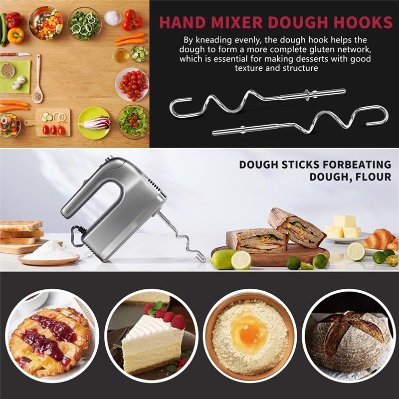 A23E-Dough Hook For Hand Mixer - огляд і ціна Kitchenaid Mixer Hand Mixer