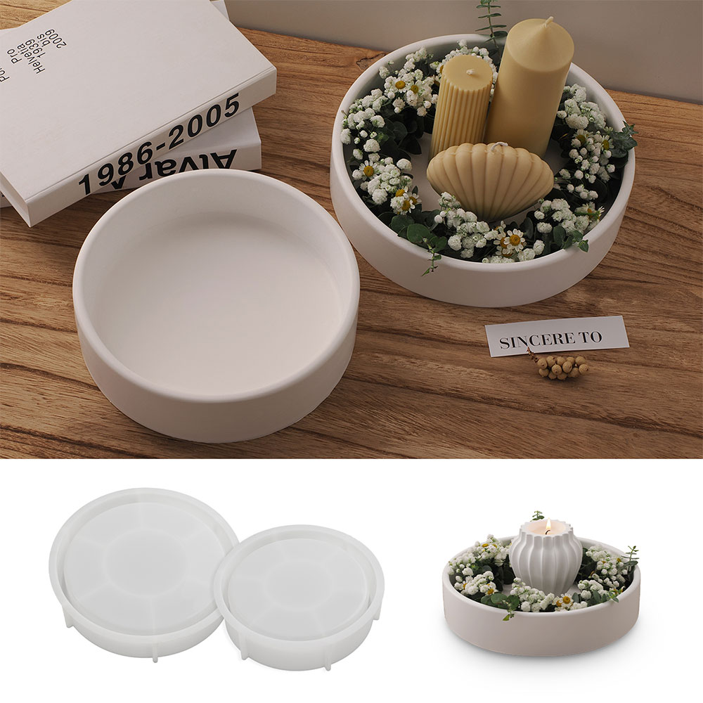Large Capacity Cement Candle B - огляд і ціна Potsticker Mold