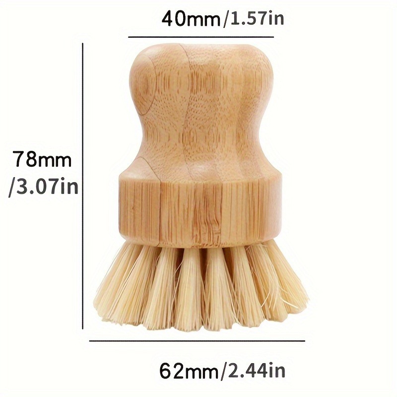 Bamboo Dish Scrub Brush Soap D - огляд і ціна Cast Iron Corn