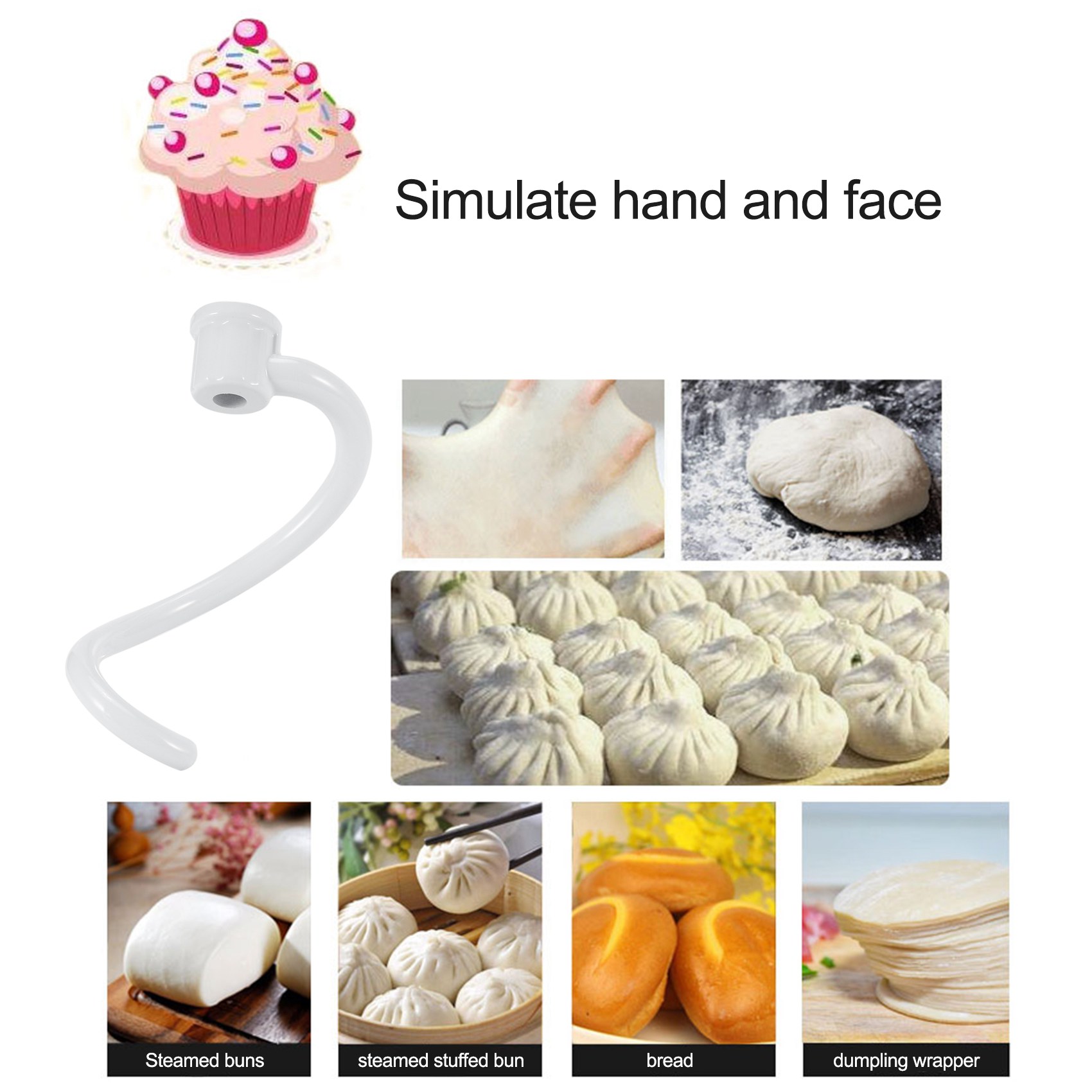 ABLD Spiral Dough Hook Replace - огляд і ціна Kitchenaid Mixer Pro 600