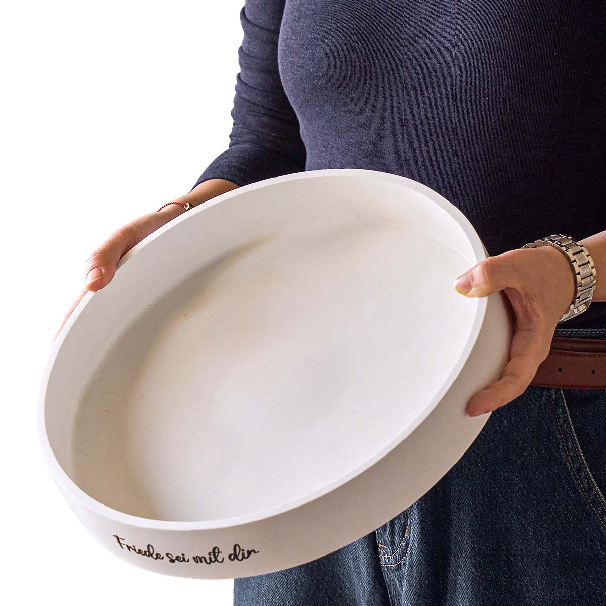 Concrete Round Candle Bowl Ves - огляд і ціна Potsticker Mold