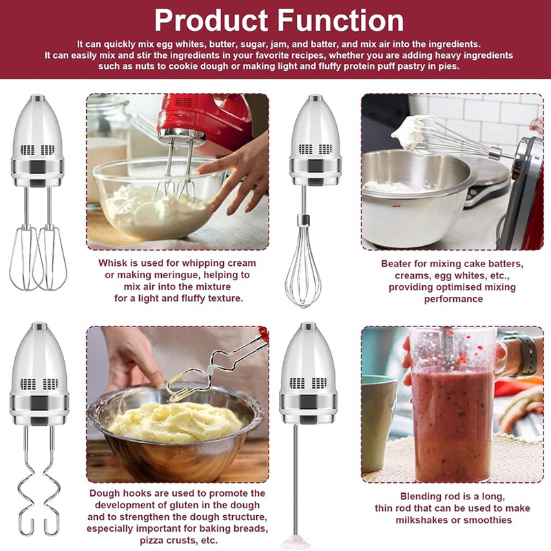 ABKO-Hand Mixer Attachments Be - огляд і ціна Kitchenaid Mixer Hand Mixer