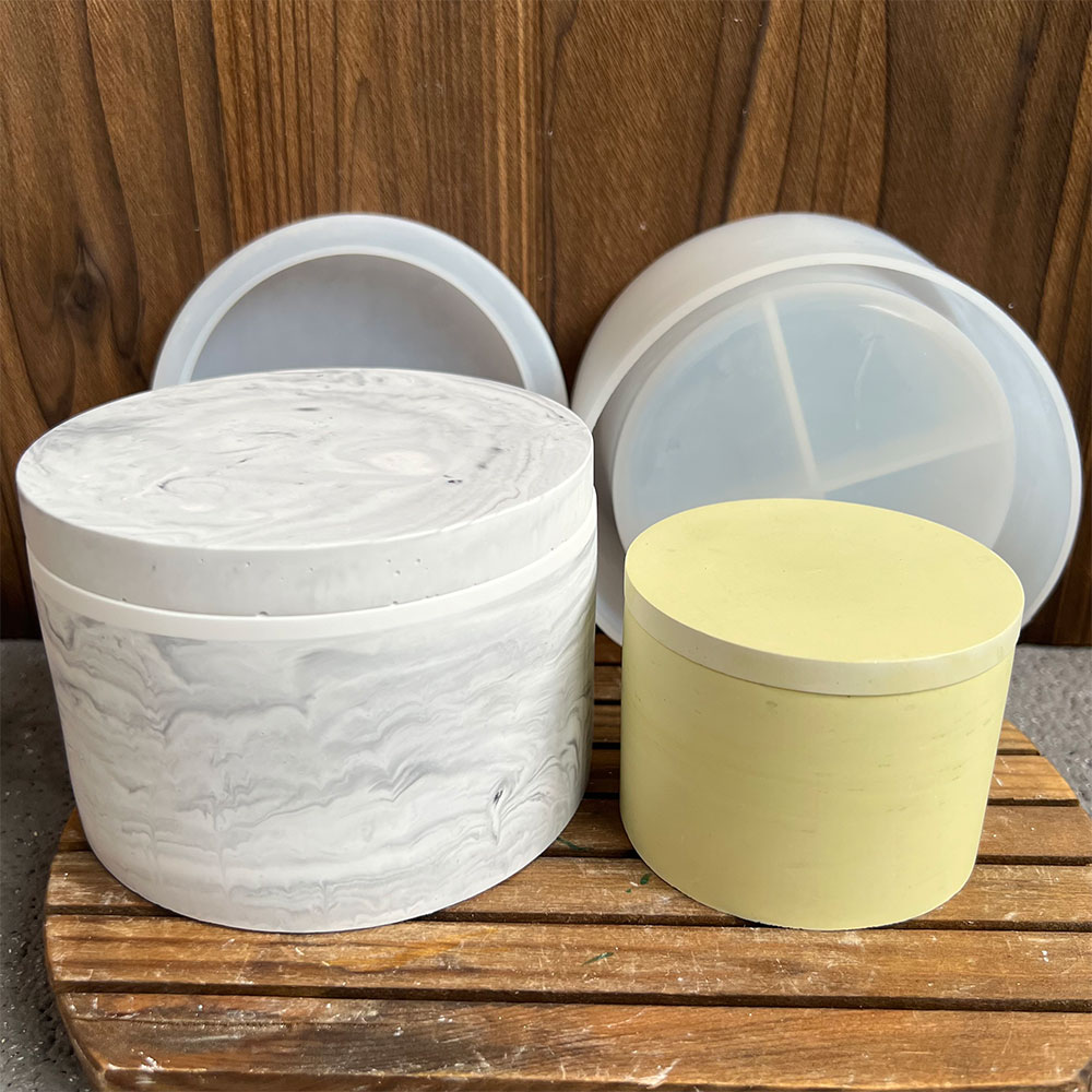 Round Cement Candle Canister S - огляд і ціна Potsticker Mold